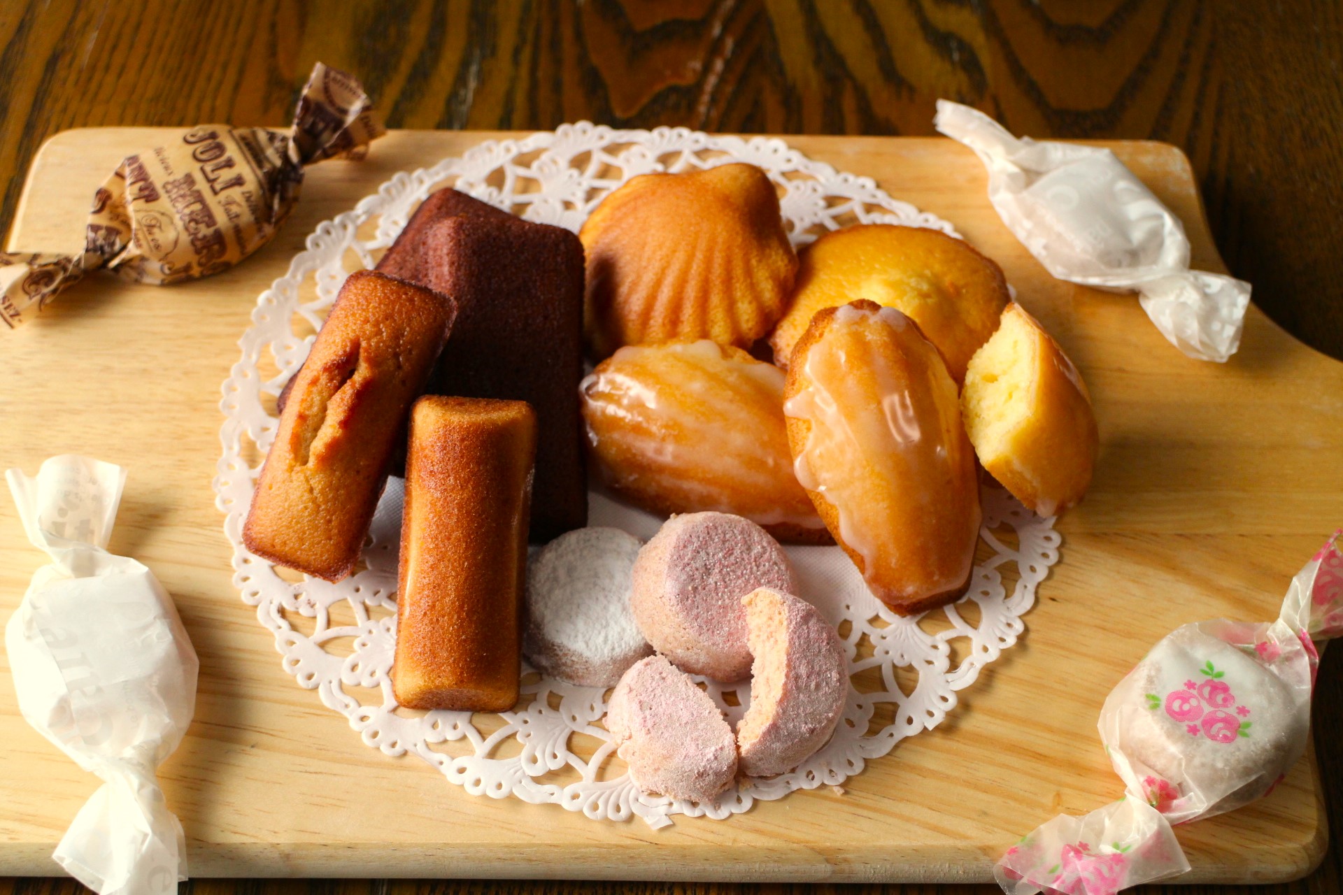 焼き菓子の盛り合わせ